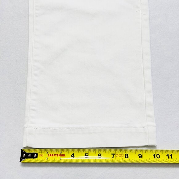 Jessica Simpson Women's White Stretch Wide Leg Crop Jeans Size 4 High Rise NWT - Picture 10 of 11